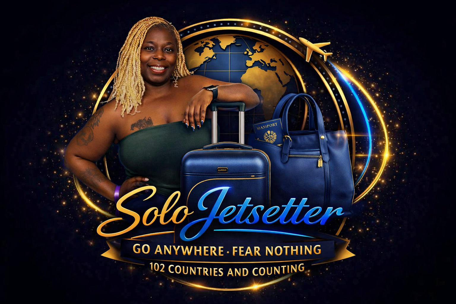 Lynn, Solo Jetsetter, 102 countries and counting