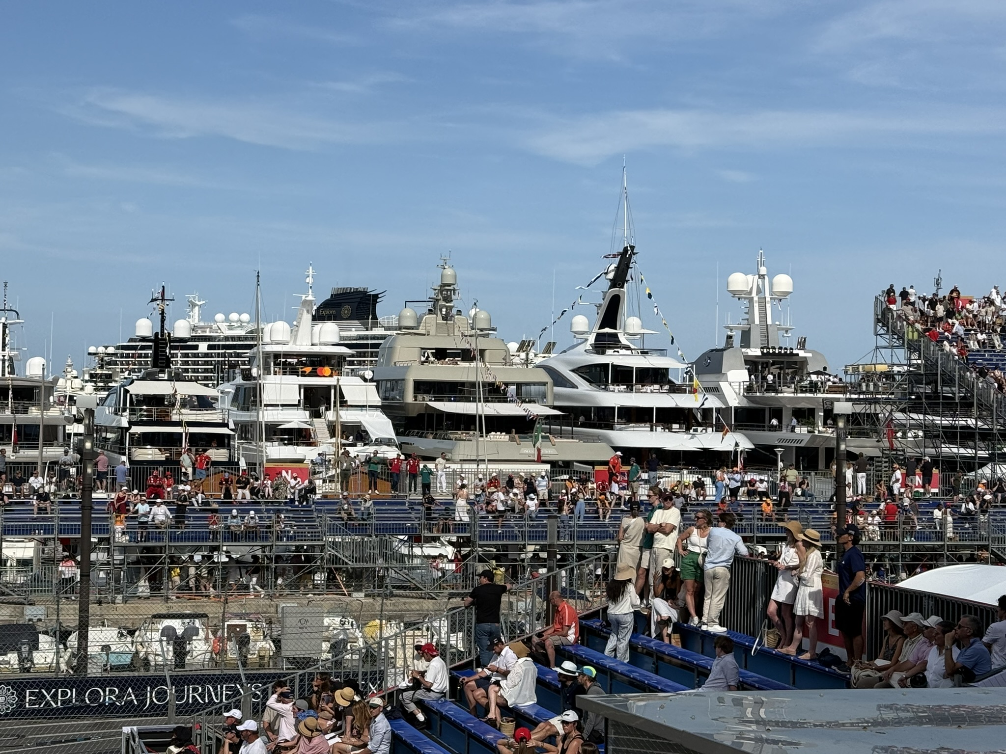 Superyachts at Monaco F1